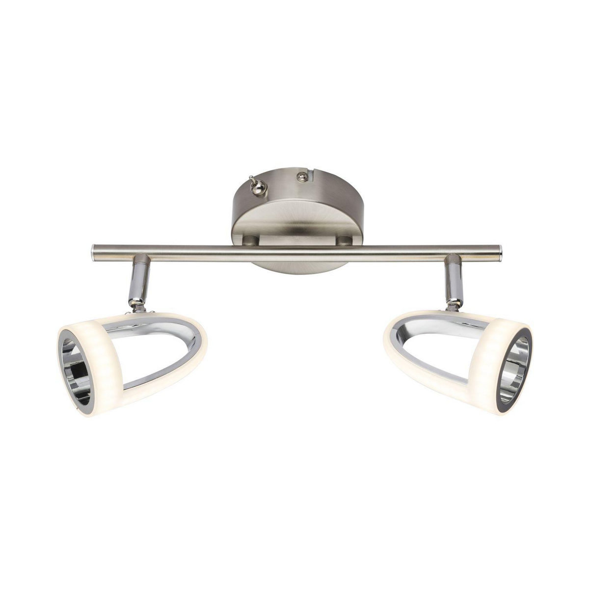 GLOBO Plafonnier spot LED design Rodrik - Argent mat