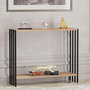 Voir la diapositive 2 : Habitat et Jardin Console en bois  Verona  - 90 x 26 x 74 cm - Pin noir de l'Atlantique