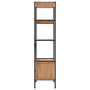 Voir la diapositive 5 : VIDAXL Etagere a 5 niveaux armoire 80x40x163cm Acier bois d'ingenierie