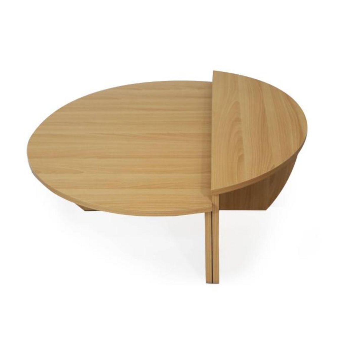 Paris Prix Lot de 2 Tables Basses Design  Armango  90cm Chêne Clair