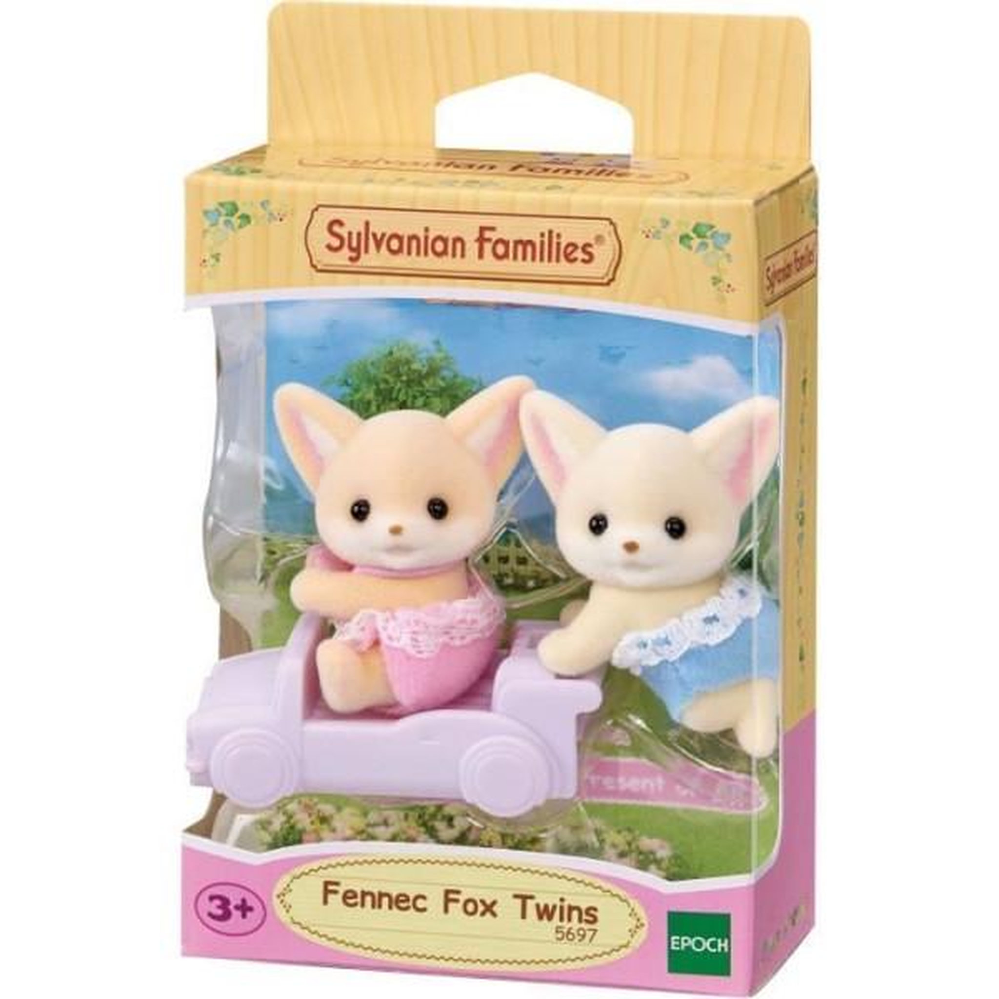 Voir la diapositive 2 : Sylvanian Families Poupée - SYLVANIAN FAMILIES - Les jumeaux Fennec - Modele 5697 - Multicolore - Articulés