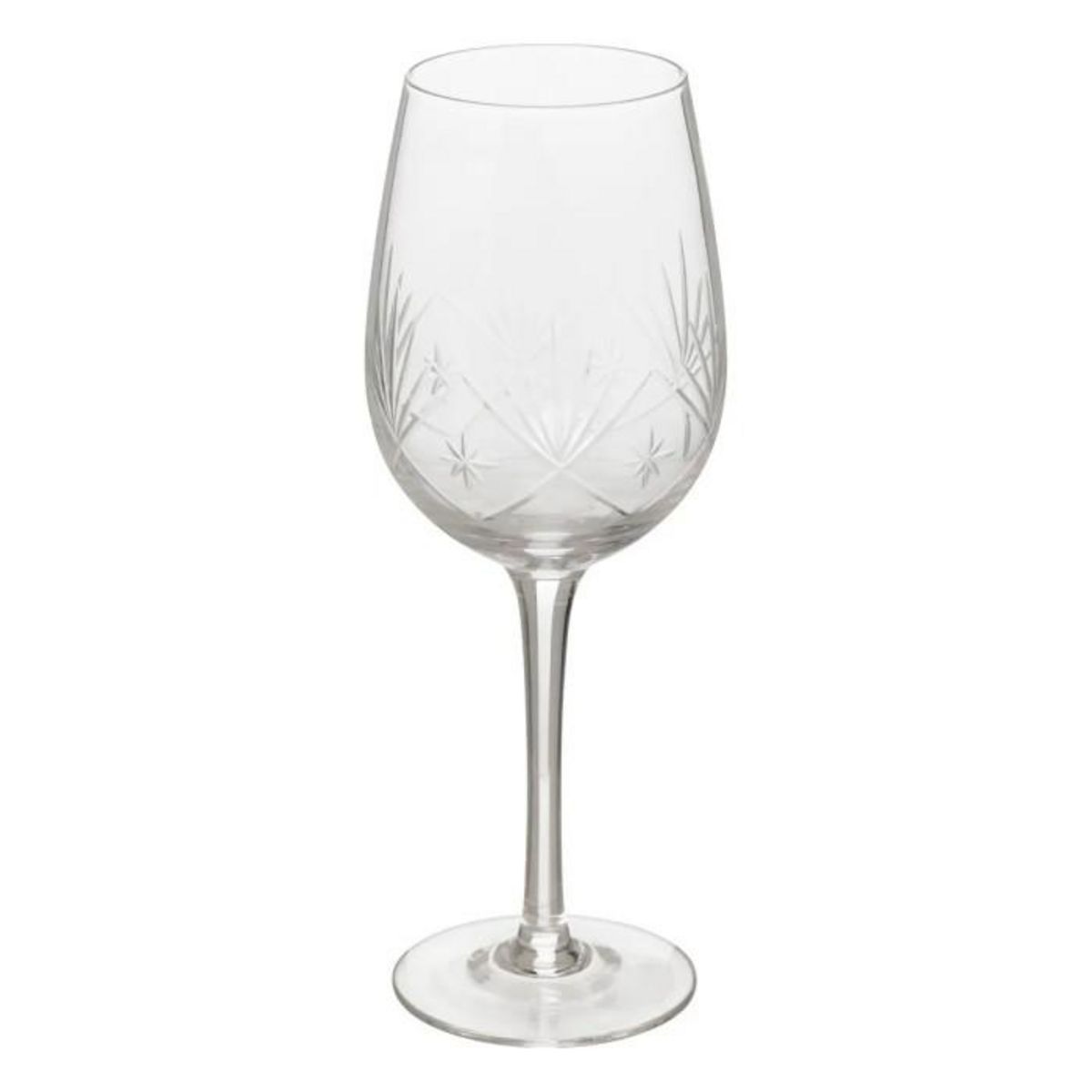 SECRET DE GOURMET Lot de 6 Verres à Vin Design  Victoria  38cl Transparent