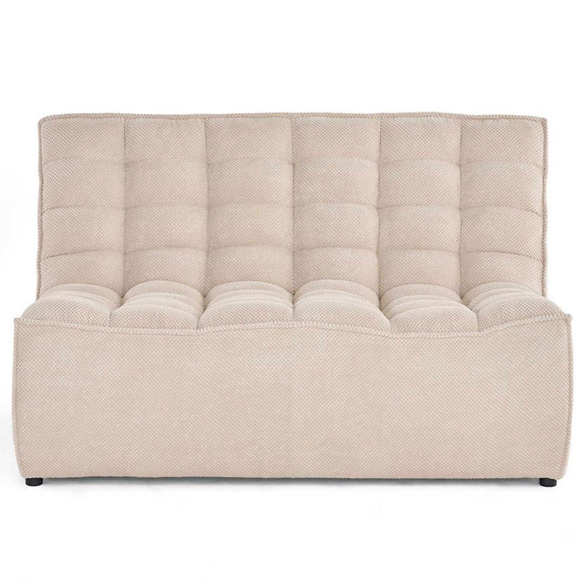 LISA DESIGN Ellie - canapé 2 places en velours texturé