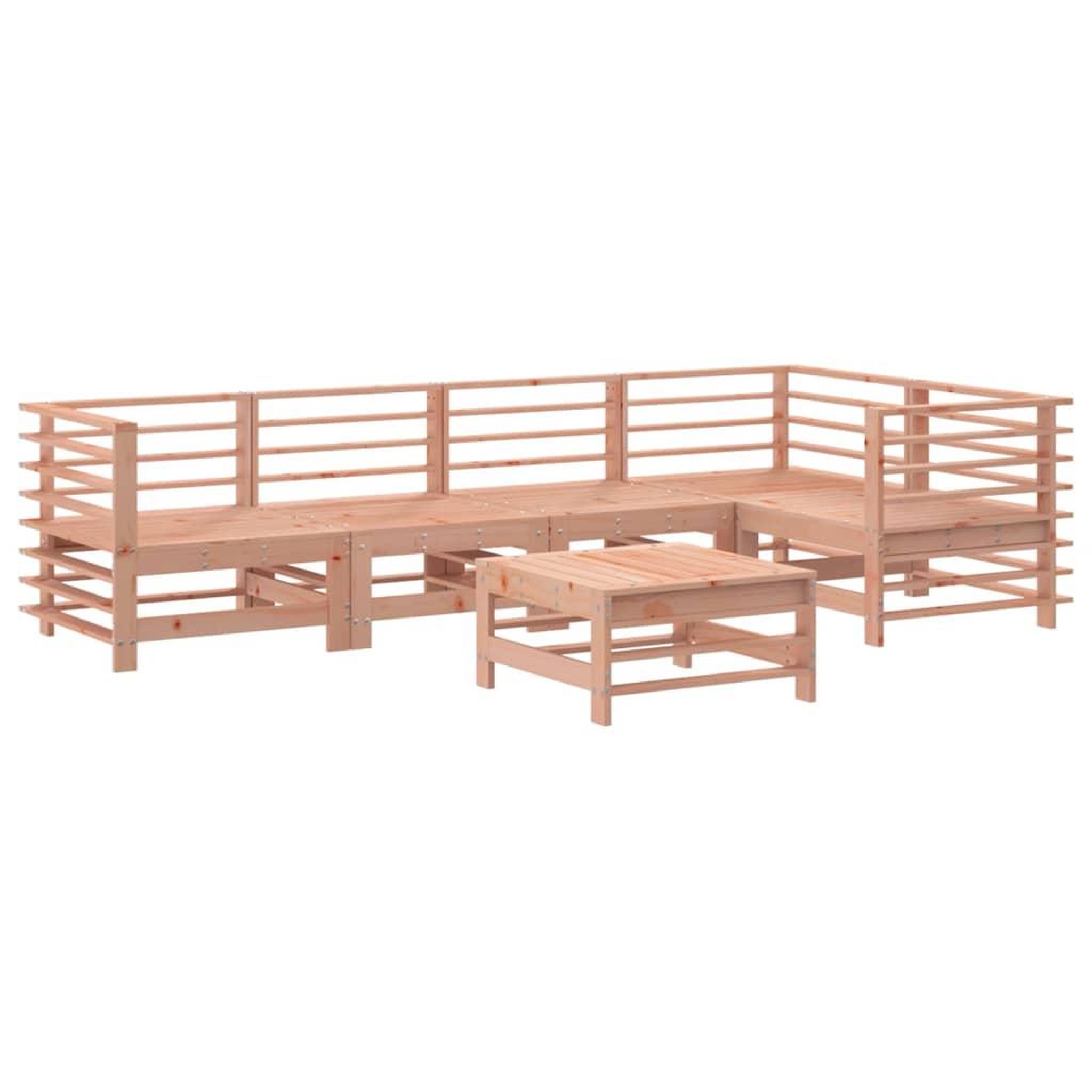 Voir la diapositive 2 : VIDAXL Salon de jardin 6 pcs bois massif douglas