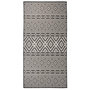 Voir la diapositive 1 : VIDAXL Tapis a tissage plat d'exterieur 100x200 cm Rayures noires