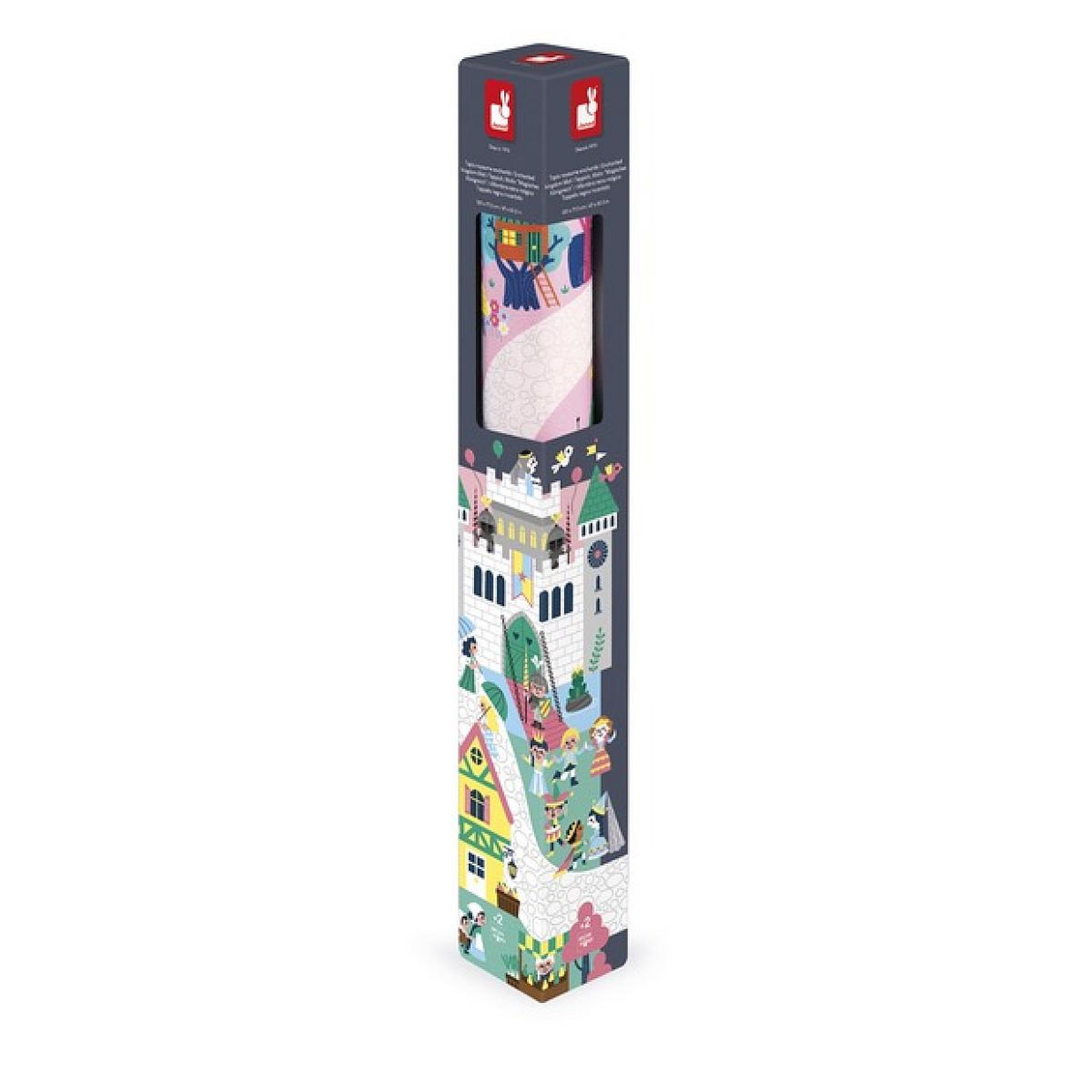 Voir la diapositive 2 : Juratoys-Janod Cross roads - Tapis de voiture Royaume enchante