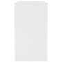 Voir la diapositive 5 : VIDAXL Bureau Blanc 90x40x72 cm Bois d'ingenierie