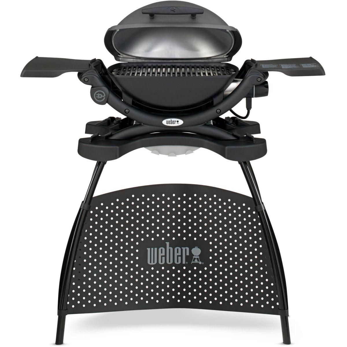 Weber Barbecue électrique sur pieds 2200w gris foncé - q1400stand