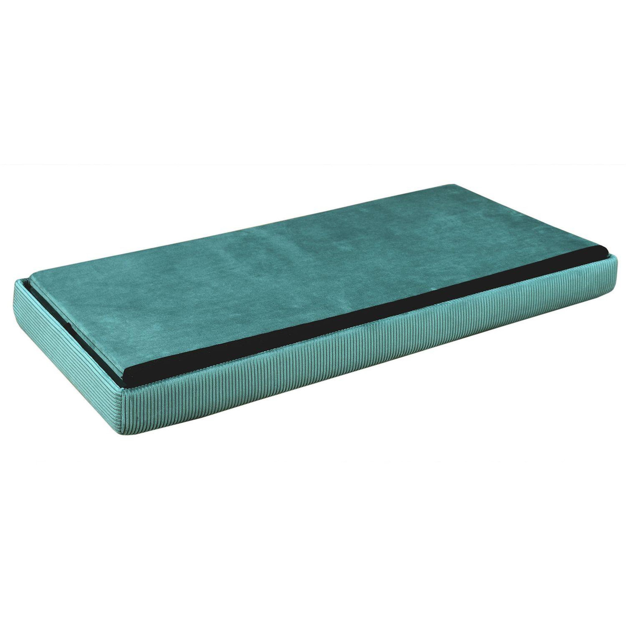 Voir la diapositive 4 : The Home Deco Factory Coffre banc pliable design velours Giulia