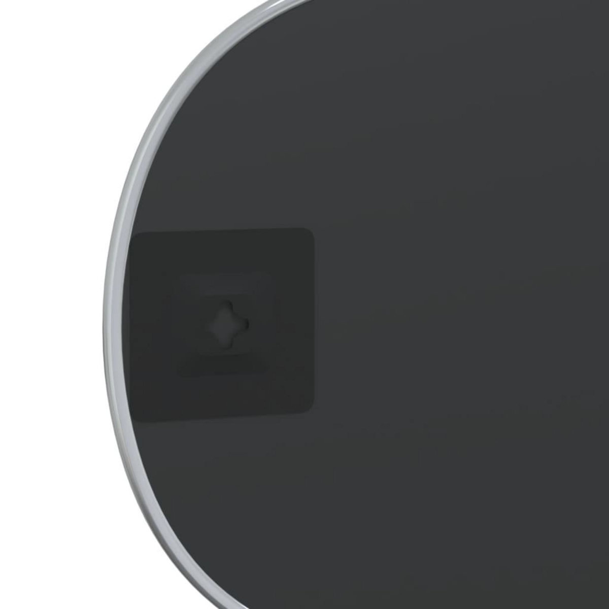 VIDAXL Miroir mural Argente 30x25 cm