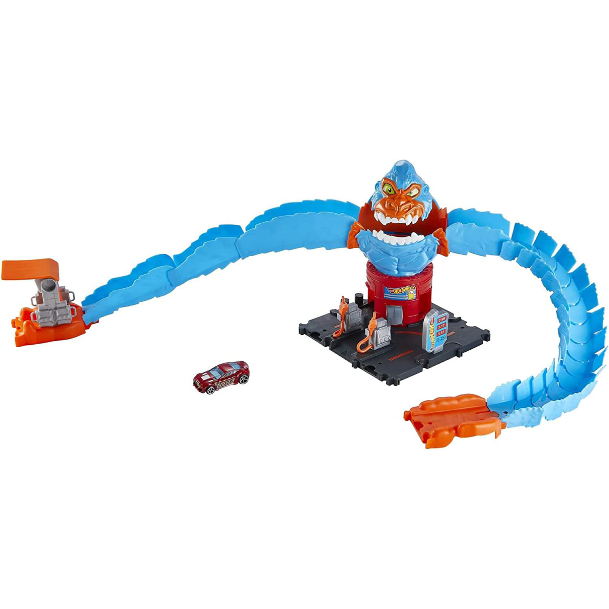 Voir la diapositive 2 : MATTEL Coffret Hot Wheels Piste Némésis L'Attaque du Gorille