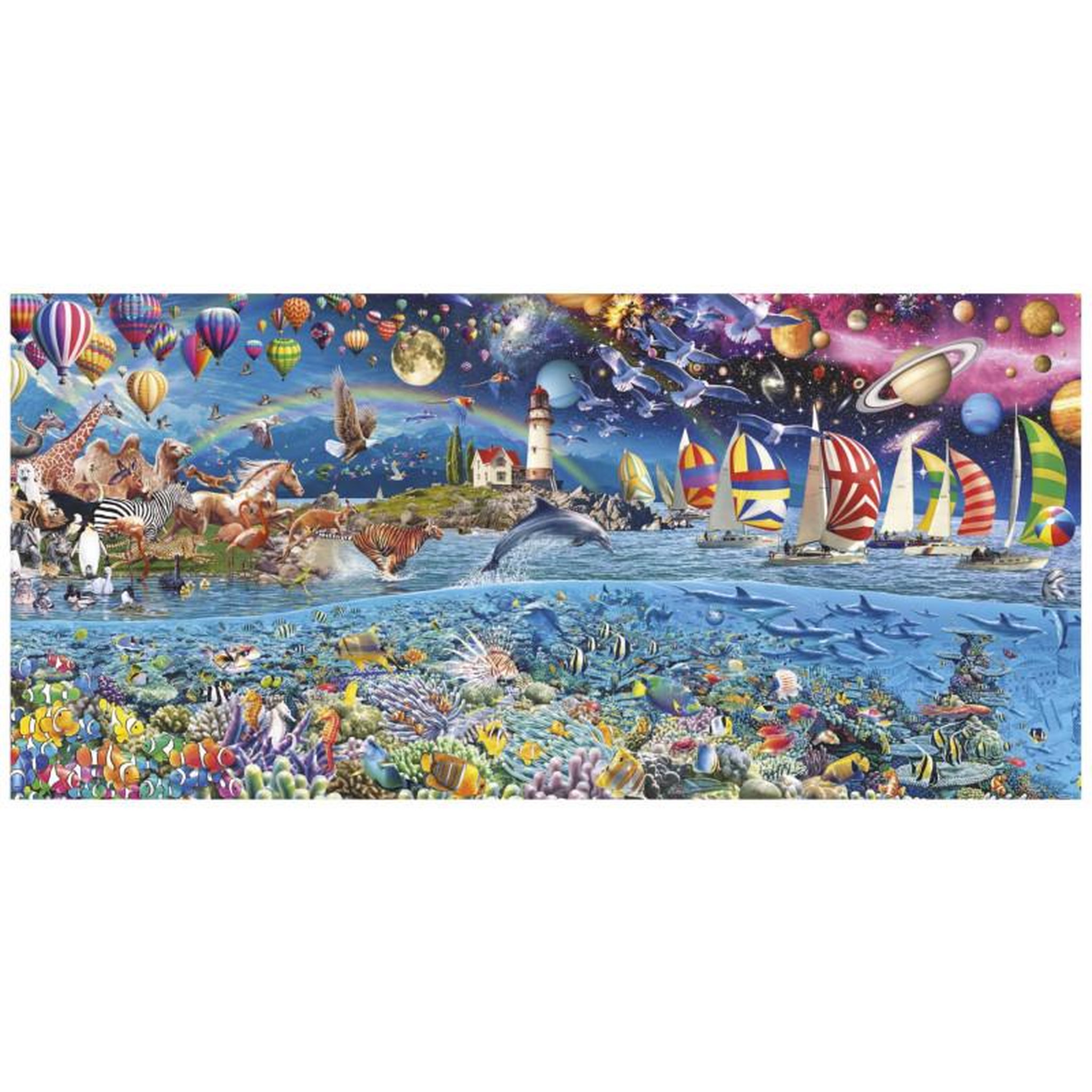 Voir la diapositive 2 : EDUCA Puzzle 3000 pièces Panorama – Vie – Educa – Adulte 14+ ans