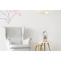 Voir la diapositive 2 : Paris Prix Lampe à Poser Design  Ganro  33cm Gris