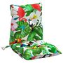 Voir la diapositive 5 : VIDAXL Coussins de chaise a dossier bas lot de 4 multicolore