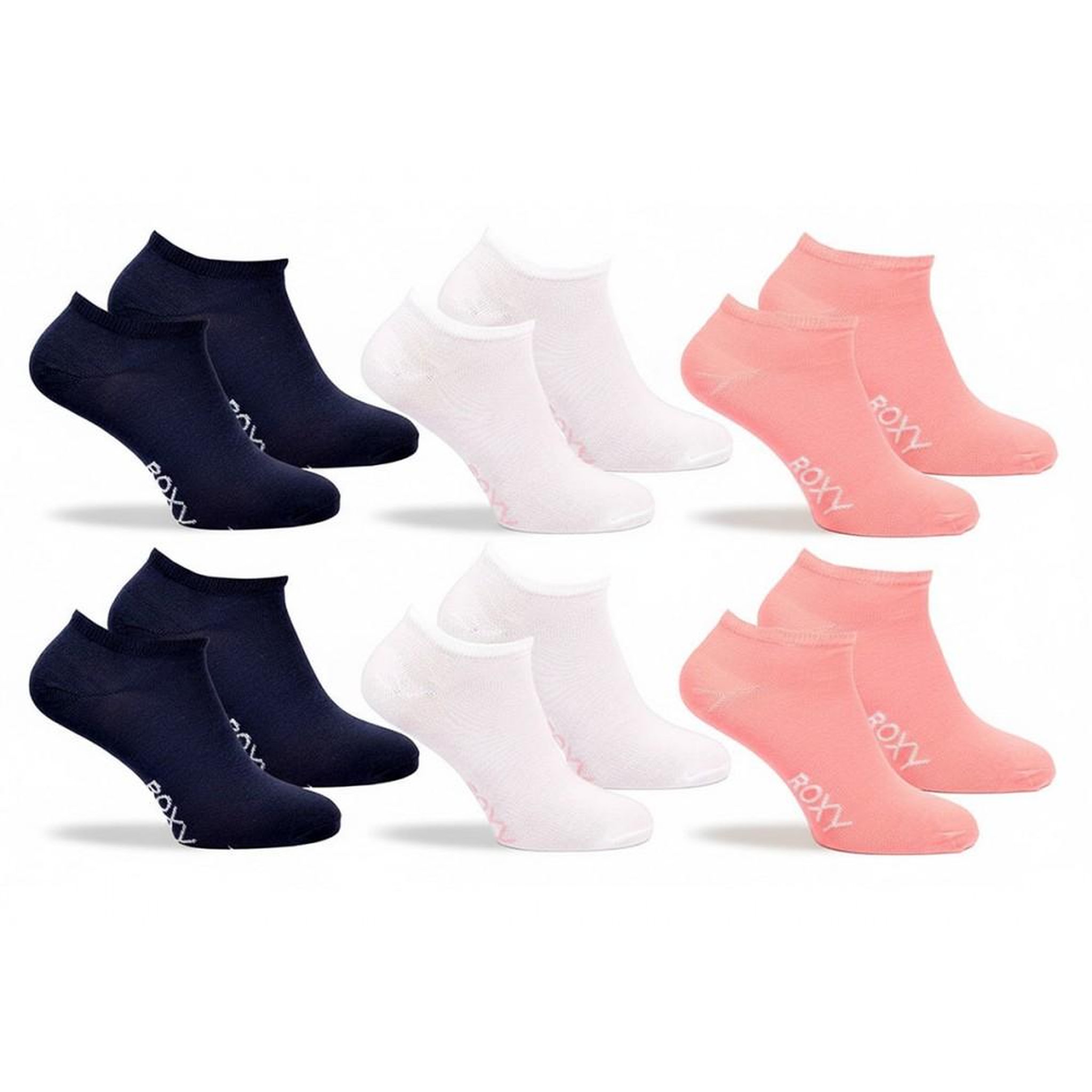 Voir la diapositive 1 : ROXY ROXY Lot Chaussettes Courtes Sneaker– Pack de 6 Paires