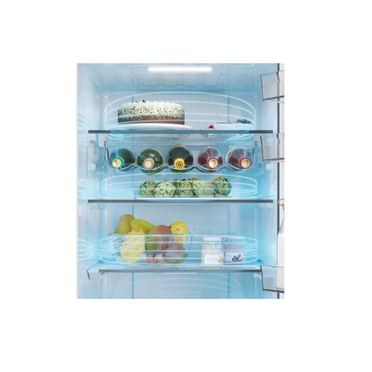 HAIER Réfrigérateur combiné 60cm 414l nofrost inox - HTW5620DNMG