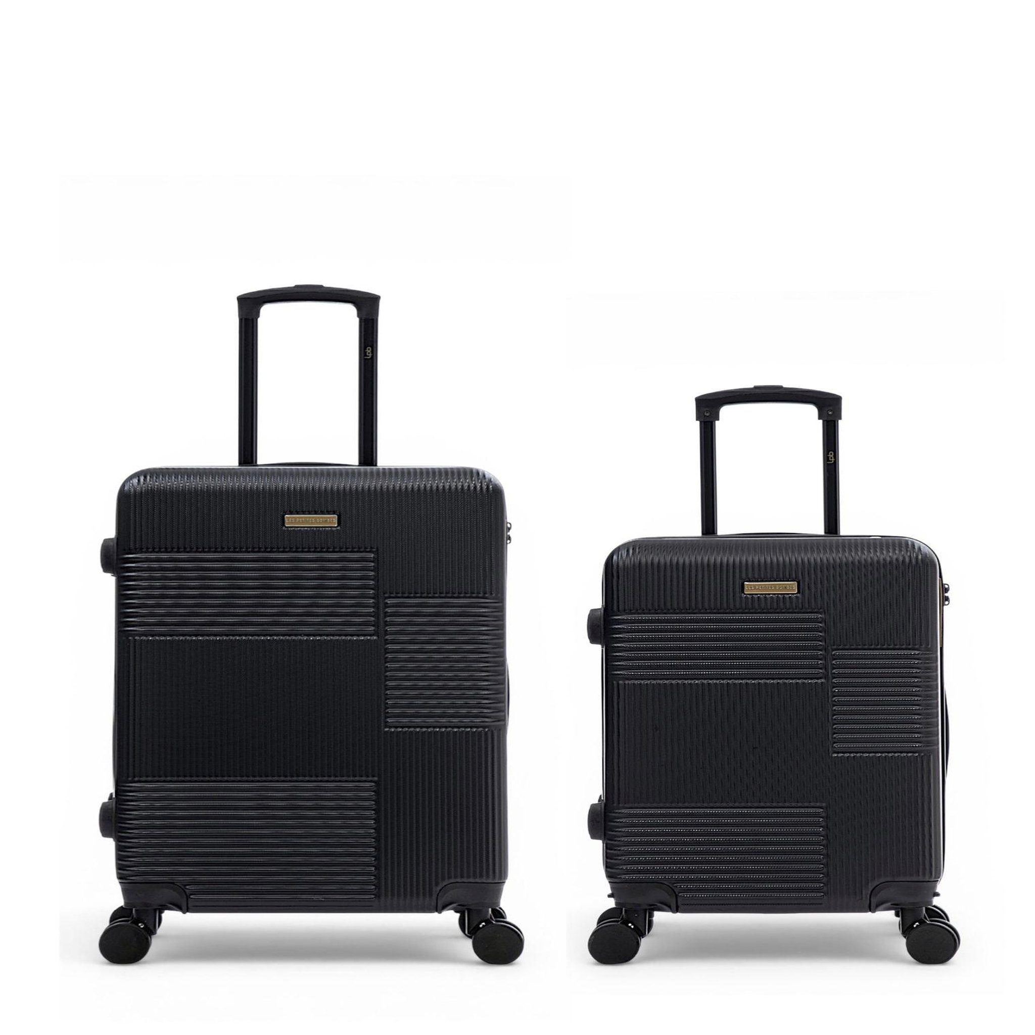 LES P'TITES BOMBES LPB Lot de 2 Valises Rigides Taille Moyenne et Cabine LIVIA