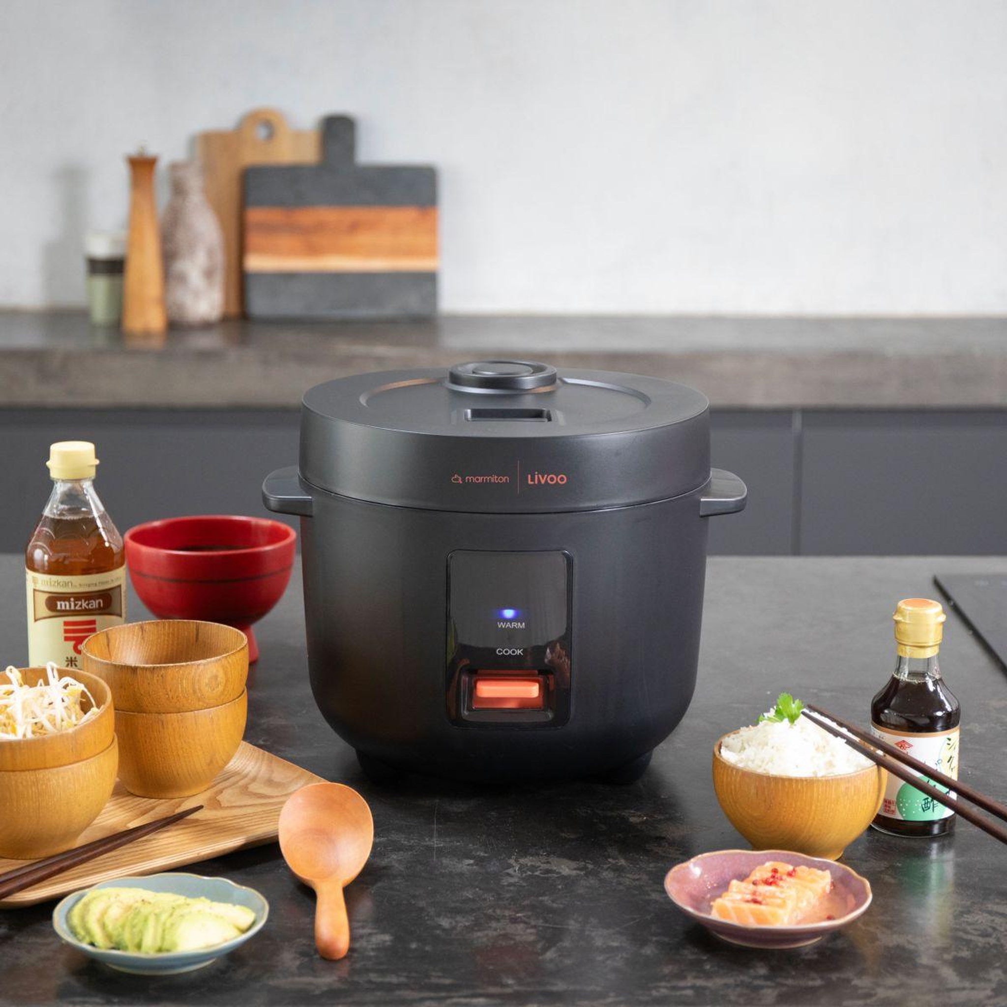 Voir la diapositive 3 : LIVOO Cuiseur riz 1.8L x Marmiton DOC299