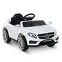 Voir la diapositive 1 : HOMCOM Voiture véhicule électrique enfant 6 V vitesse 3 Km/h télécommande effets sonores + lumineux Mercedes GLA AMG blanc