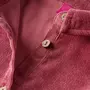 VIDAXL Robe enfants a manches longues velours cotele rose ancien 140
