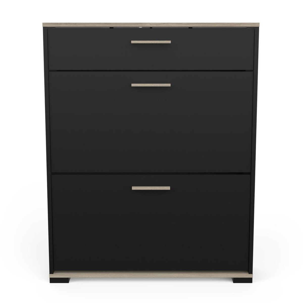 Meuble à chaussures 2 portes 1 tiroir L80 cm LIZZIE