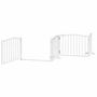 Voir la diapositive 5 : VIDAXL Barriere pour chien porte pliable 12 panneaux bois de peuplier