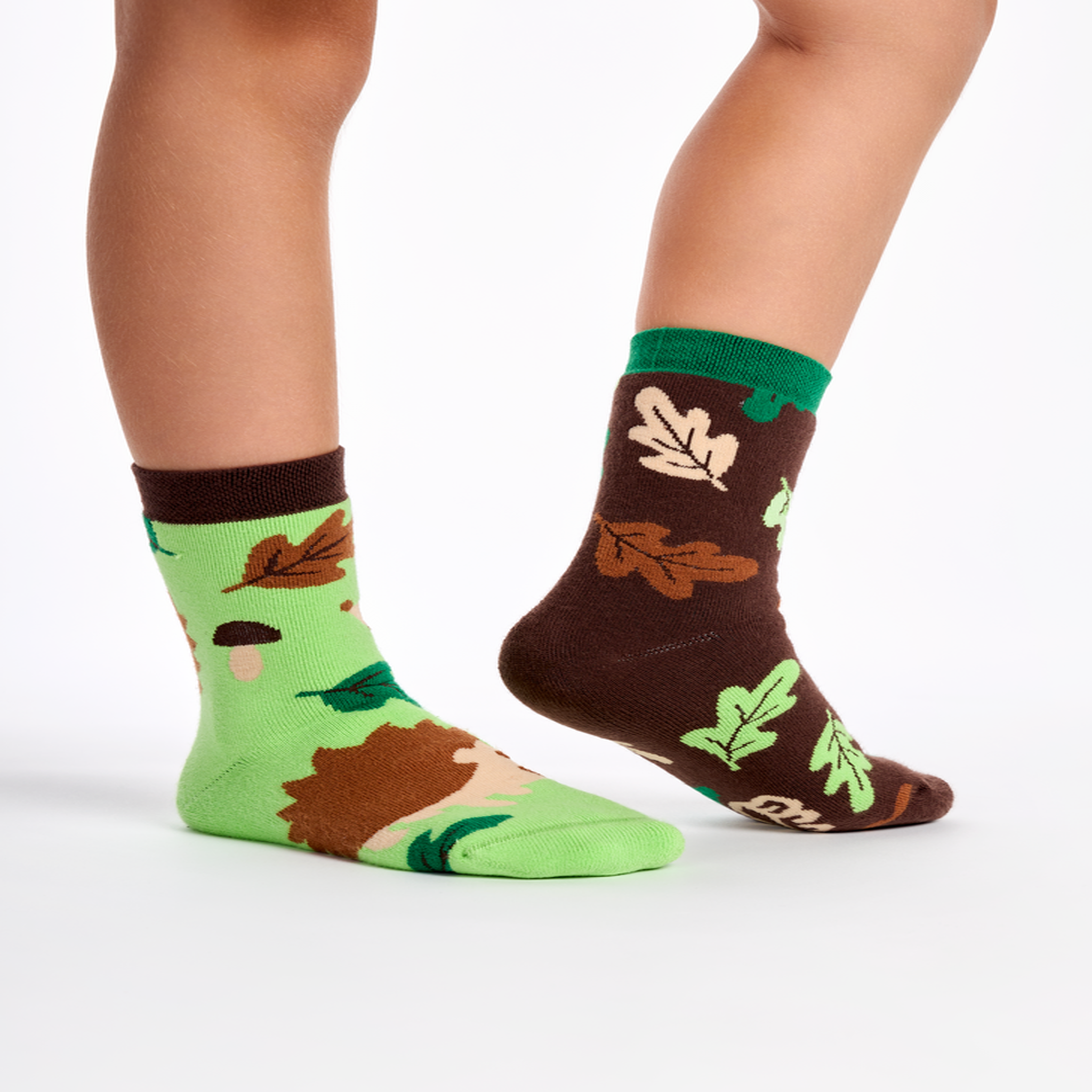 Voir la diapositive 3 : DEDOLES Chaussettes chaudes enfants hérissons et feuilles