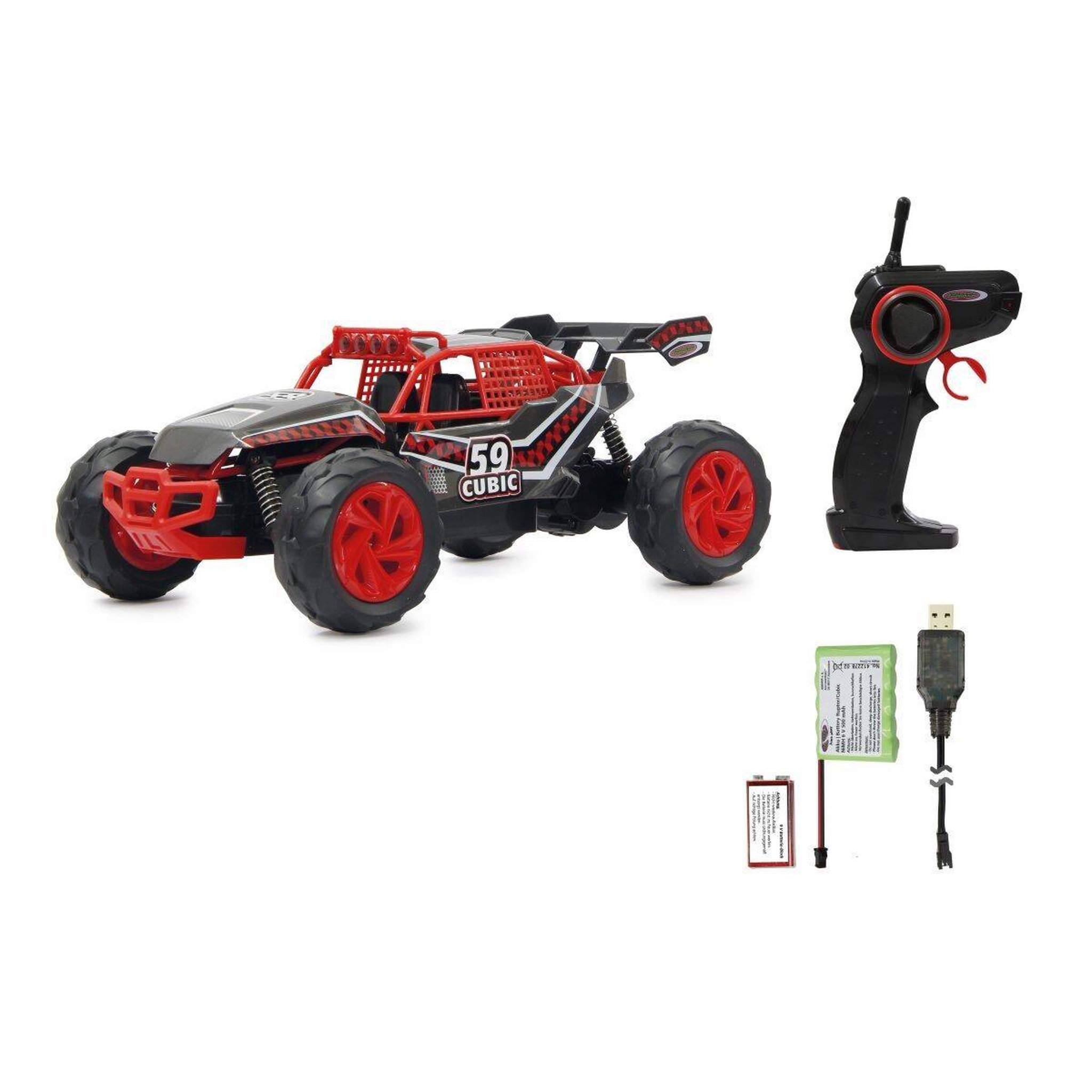 Voir la diapositive 3 : Jamara Buggy cubic desert 1:14 télécommandé