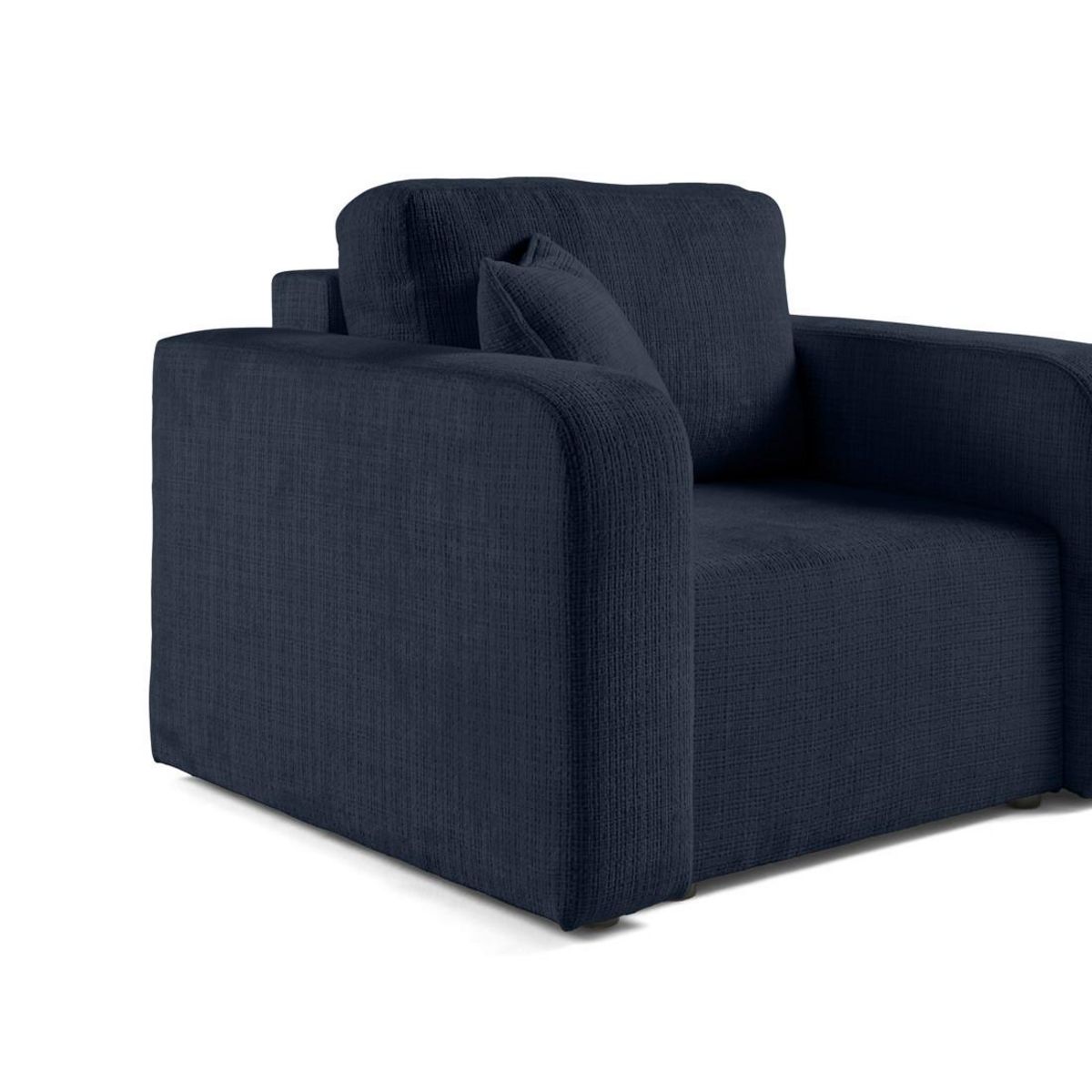 BEST MOBILIER Miro - fauteuil en velours texturé