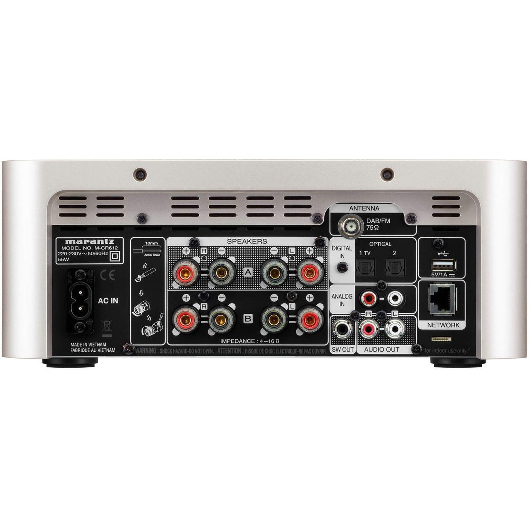 Voir la diapositive 3 : Marantz Amplificateur HiFi CD Melody X MCR612 Argent