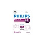 Philips Carte mémoire SDXC Philips Class 10 64 Go