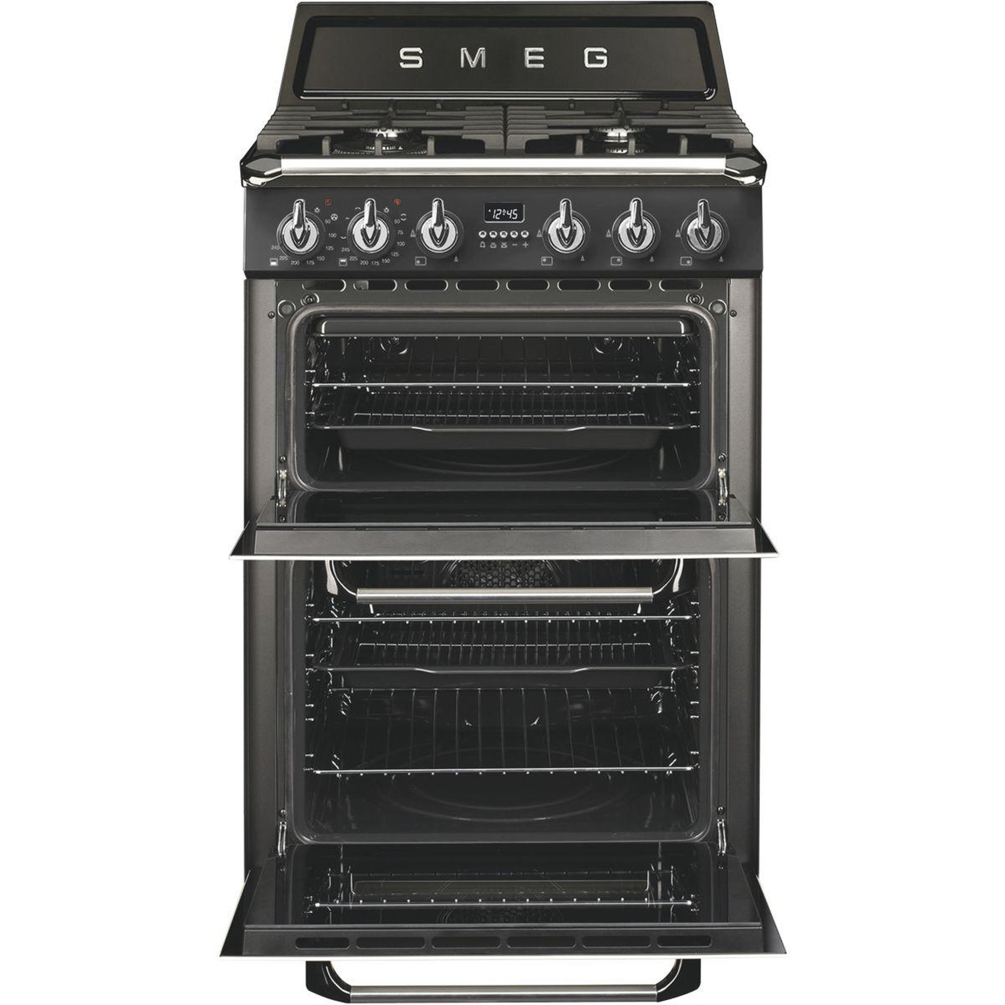 Voir la diapositive 2 : SMEG Cuisinière gaz tr62bl