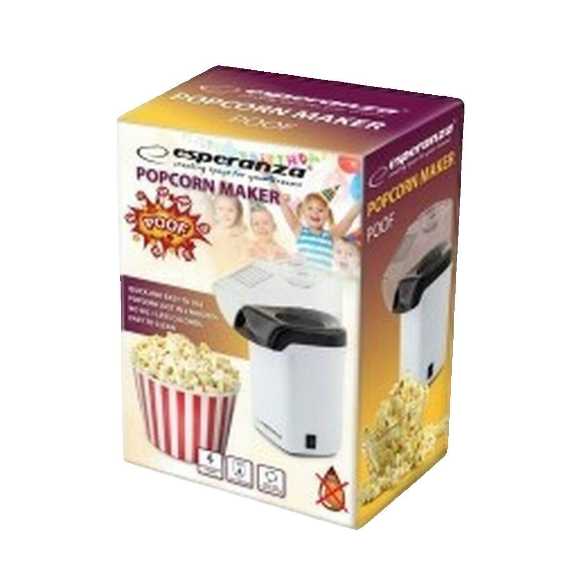 ESPERANZA Machine à Popcorn Esperanza EKP005W sans huile