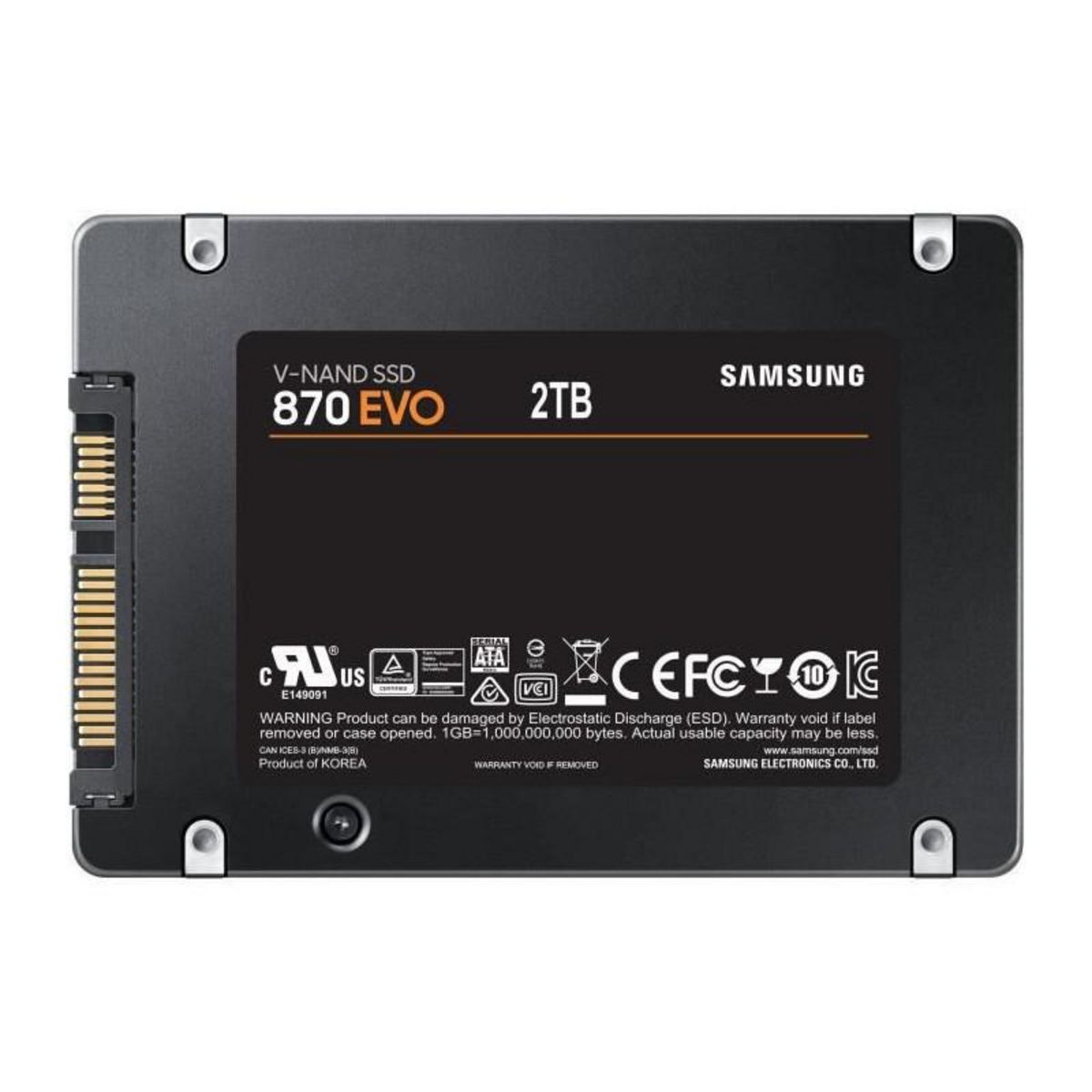 Samsung Disque dur SSD interne 870 EVO 2To