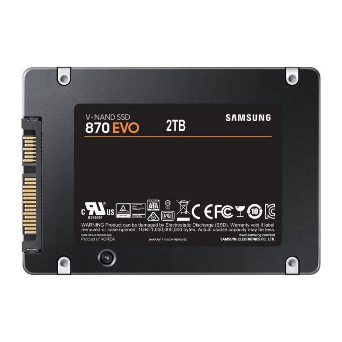 Samsung Disque dur SSD interne 870 EVO 2To