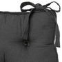 Voir la diapositive 2 : ATMOSPHERA Galette de Chaise  5 Boutons  40x40cm Gris Foncé