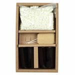 Paris Prix Lot de 2 Bougies à Confectionner  DIY  6cm Marron