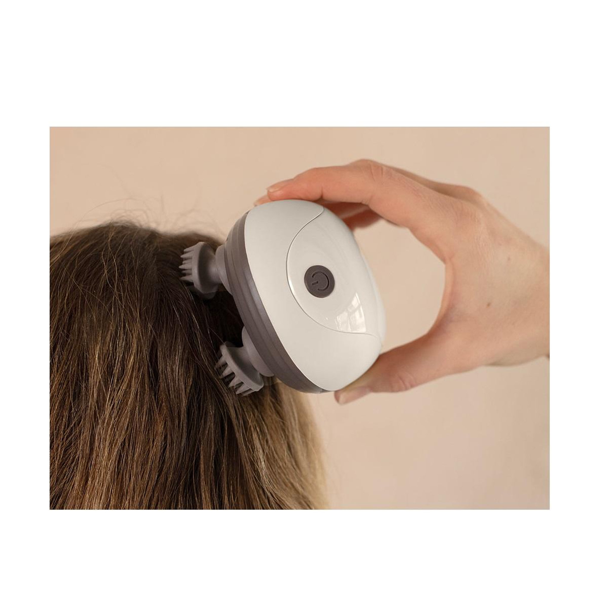 Voir la diapositive 3 : LIVOO Masseur de tête et cuir chevelu 5w crème - dos202