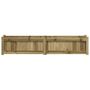 Voir la diapositive 5 : VIDAXL Jardiniere 150x31x31 cm bois de pin impregne