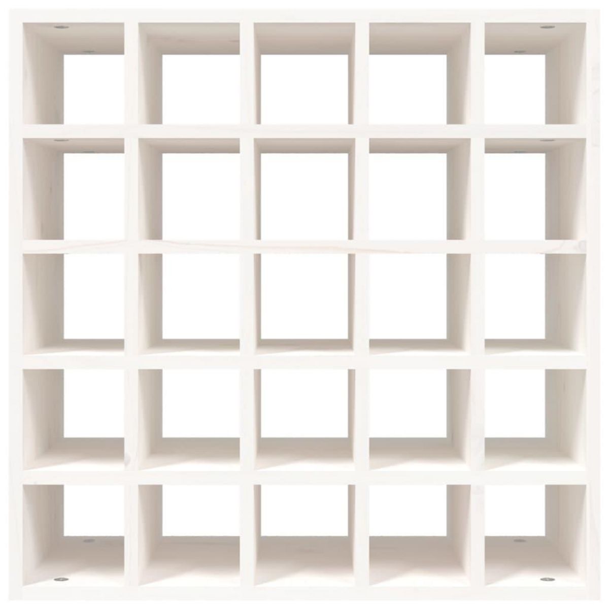 VIDAXL Armoire a vin Blanc 56x25x56 cm Bois de pin massif