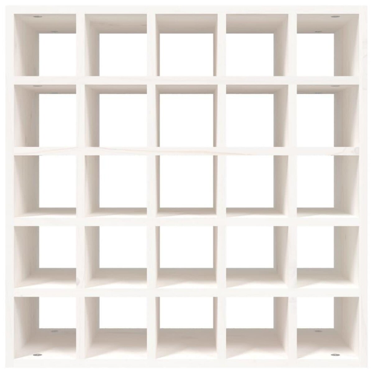 VIDAXL Armoire a vin Blanc 56x25x56 cm Bois de pin massif