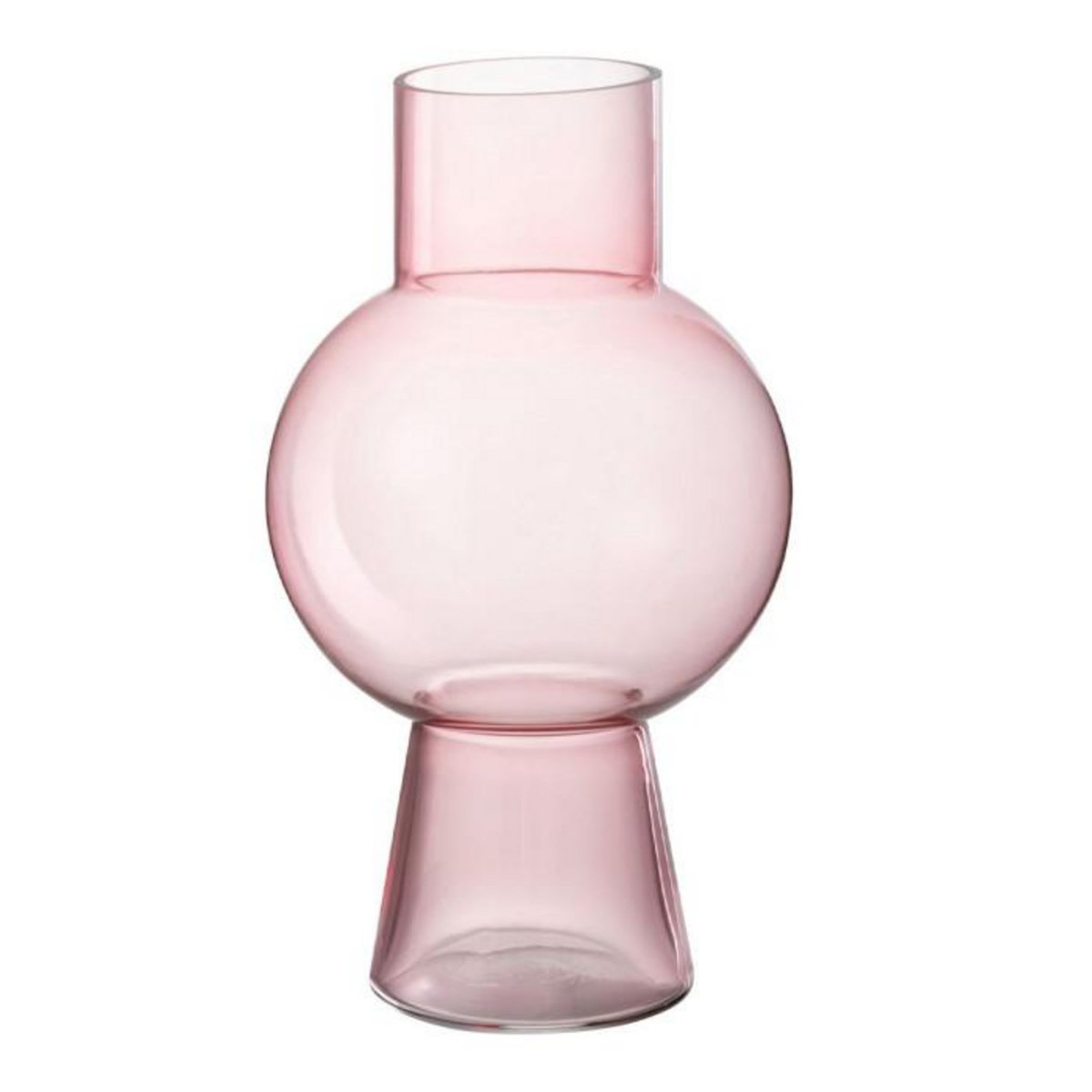 Paris Prix Vase Boule en Verre  Pinky Perfect  31cm Rose Clair