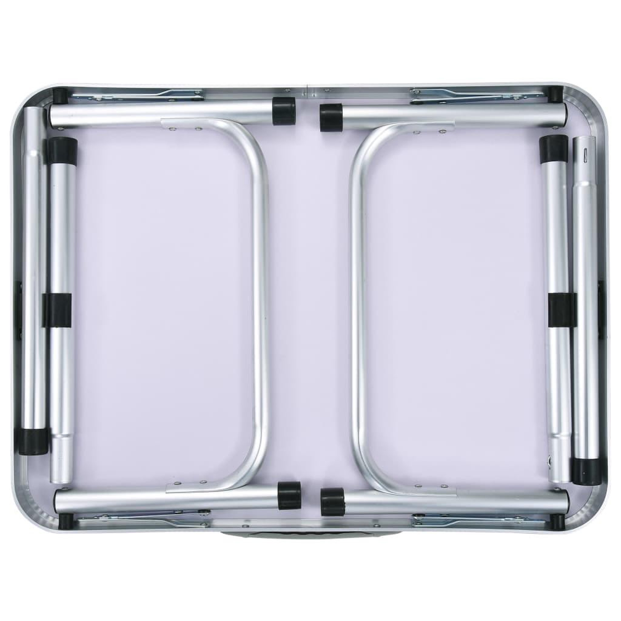 Voir la diapositive 5 : VIDAXL Table pliable de camping Blanc Aluminium 60x45 cm