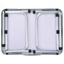 Voir la diapositive 5 : VIDAXL Table pliable de camping Blanc Aluminium 60x45 cm