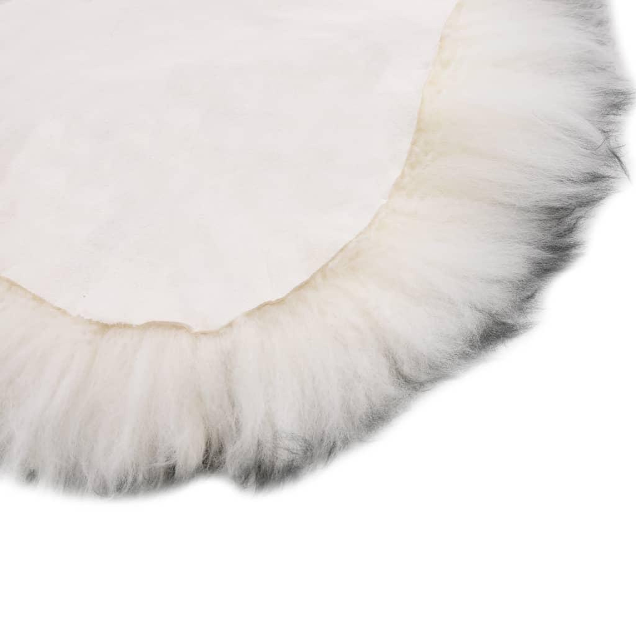 Voir la diapositive 3 : VIDAXL Tapis en peau de mouton 60 x 180 cm Melange de gris fonce