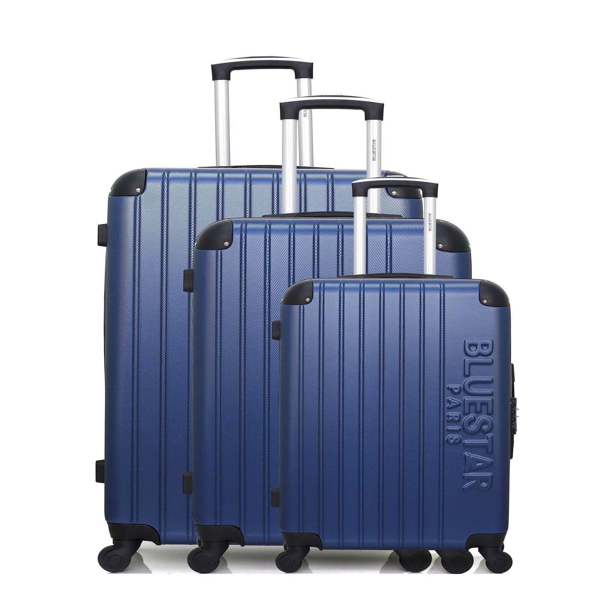 BLUESTAR Bluestar - set de 3 valises bucarest 75 cm 4 roues