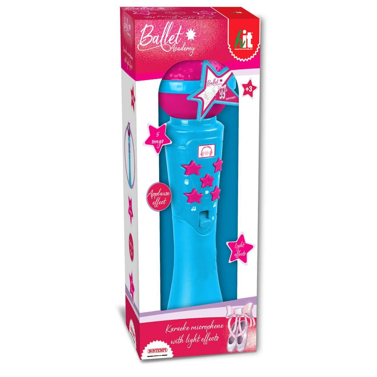 Bontempi Micro karaoké avec effet lumineux