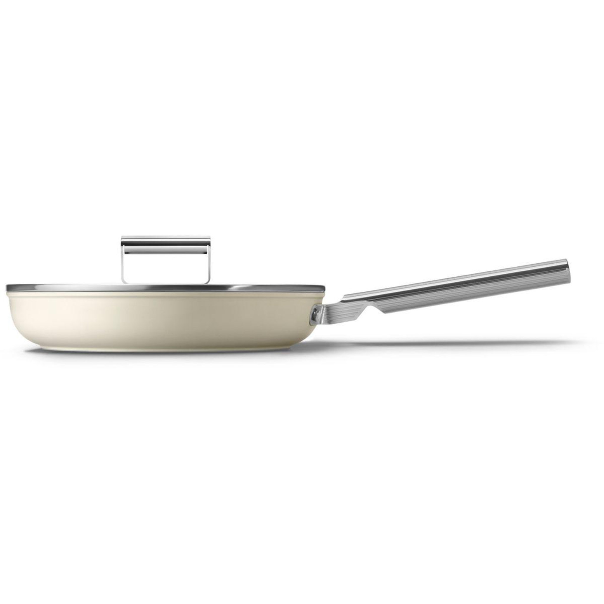 Voir la diapositive 5 : SMEG Poêle 28cm céramique crème