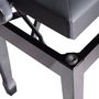 Voir la diapositive 6 : HOMCOM HOMCOM Banquette piano tabouret siege hauteur reglable noir bois revêtement synthétique