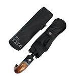 Alistair Parapluie automatique compact et resistant - Anti vent et retournement - ALISTAIR - Marque francaise garantie 1 an. Coloris disponibles : Noir